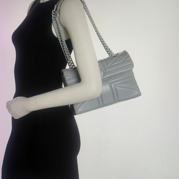 Kurt Geiger London Kensington Union Jack Leather Chain Strap Bag - Picture 5 of 16